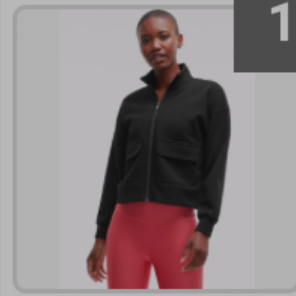 Peloton Tech Double Knit Full Zip jacket size S NWT